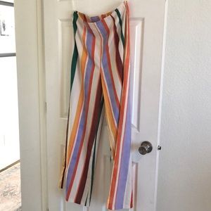 Showpo Wide Leg Stripe Pant